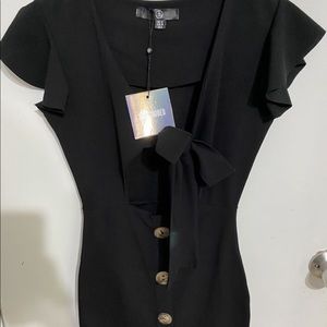 Missguided black dress
